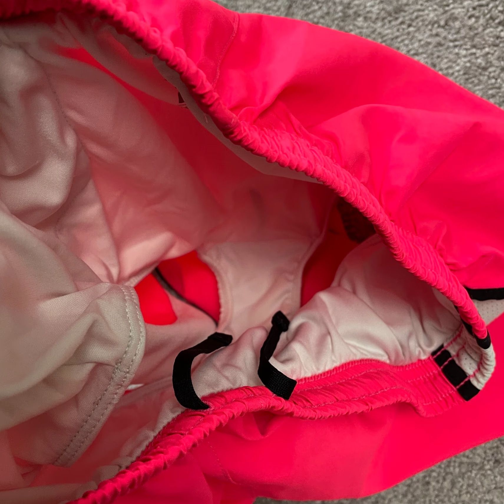 Nike Nike Dri-Fit Active Shorts Womens Large Pink Elastic Drawstring Gym Running 25x4 Size 36" / US 14 / IT 50 - 3 Thumbnail