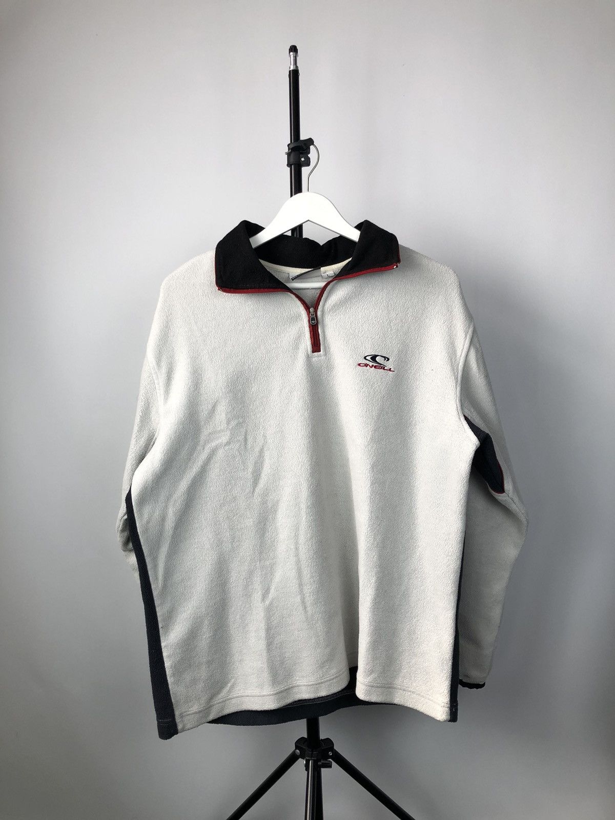 O'Neill × Vintage Oneill Surf Style Y2K Oversized 1/4 Fleece Sweatshirt Size US L / EU 52-54 / 3 - 3 Thumbnail