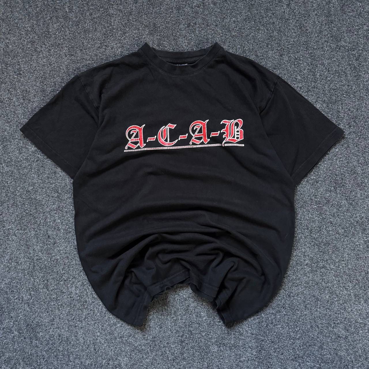 A.LAB VTG Mans T-shirts Adult Acab Big Logo Size S Hype Trend Size US S / EU 44-46 / 1 - 3 Thumbnail