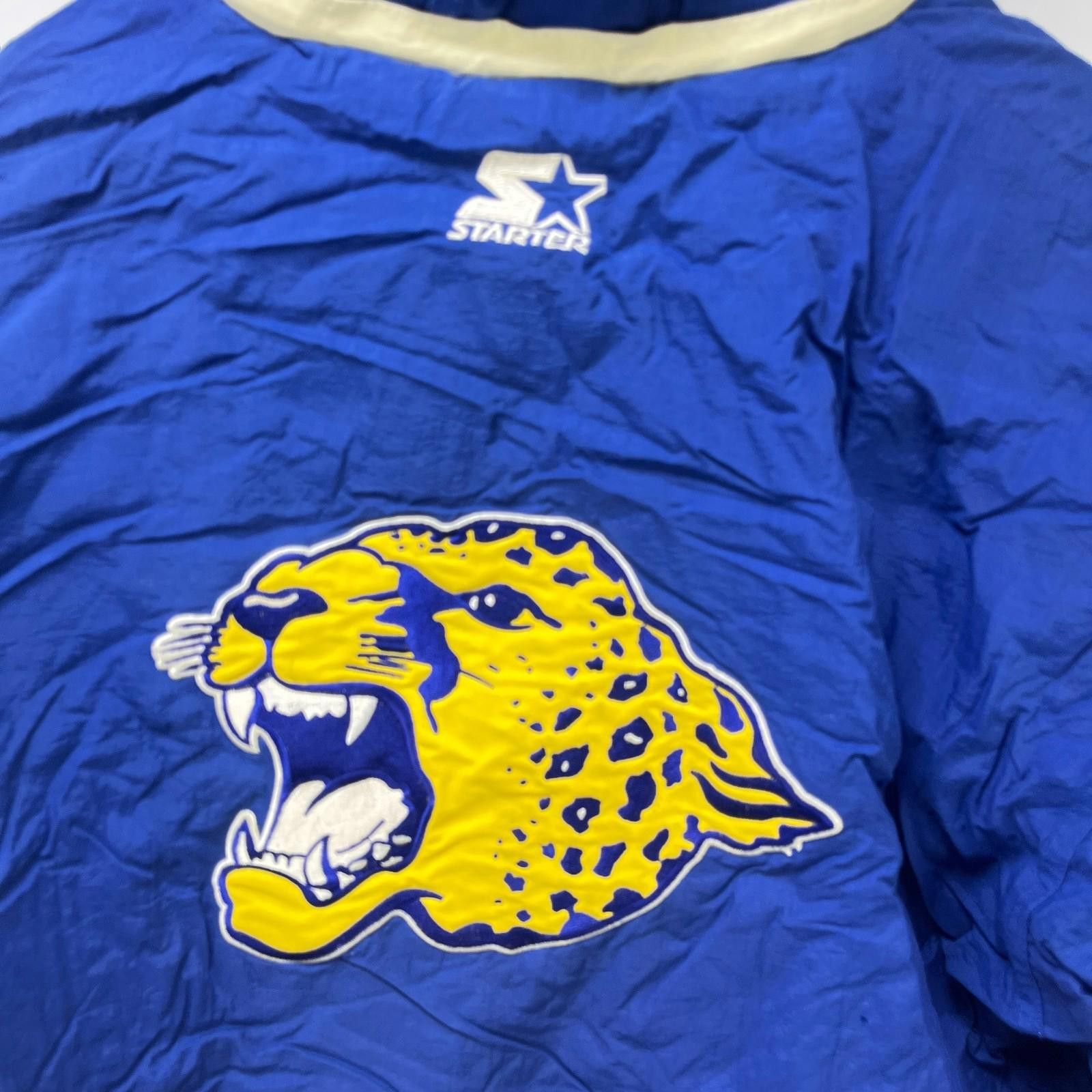 Starter Vintage 90s Starter Southern Uni Jaguars A&M Jacket Large Size ONE SIZE - 9 Thumbnail