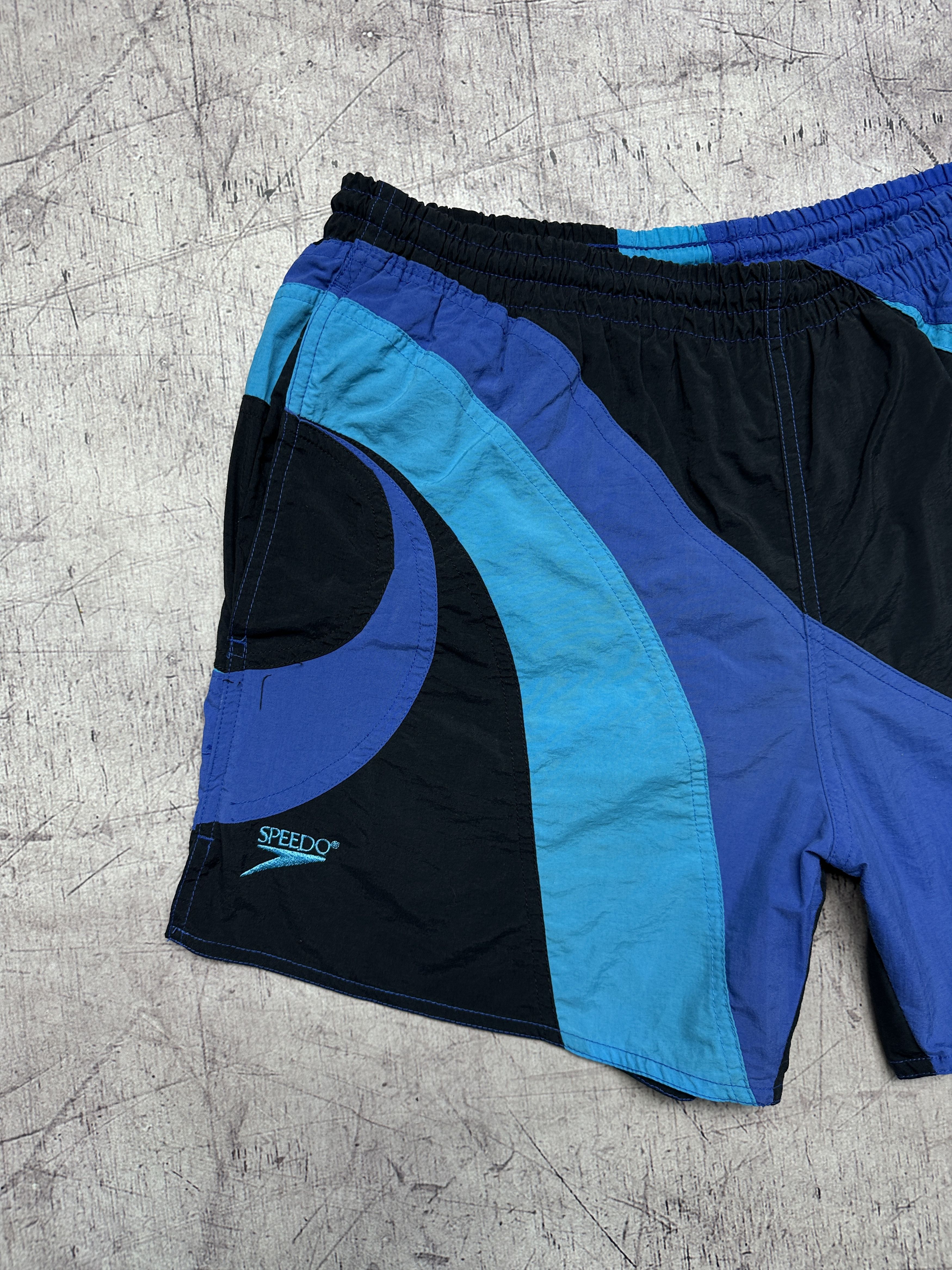 Speedo Speedo 90s Vintage Mens Nylon Swimming Shorts Size US 34 / EU 50 - 2 Thumbnail