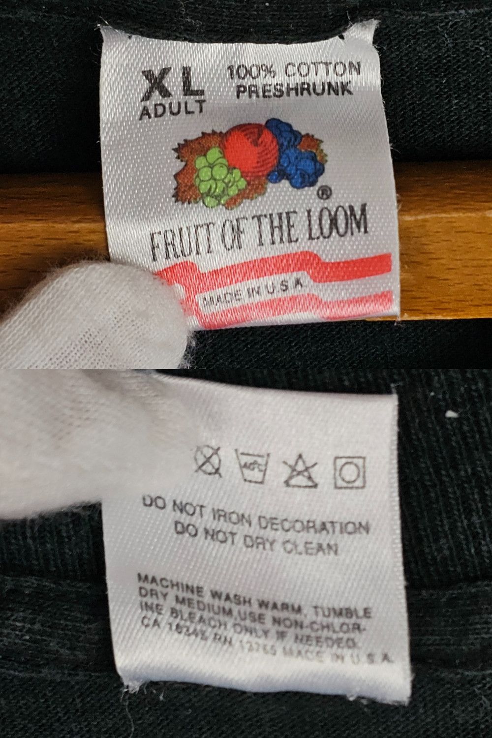 Fruit Of The Loom 1990s Penn & Teller “Figure 1 / Figure 2” Tee - XL - USA Size US XL / EU 56 / 4 - 3 Thumbnail