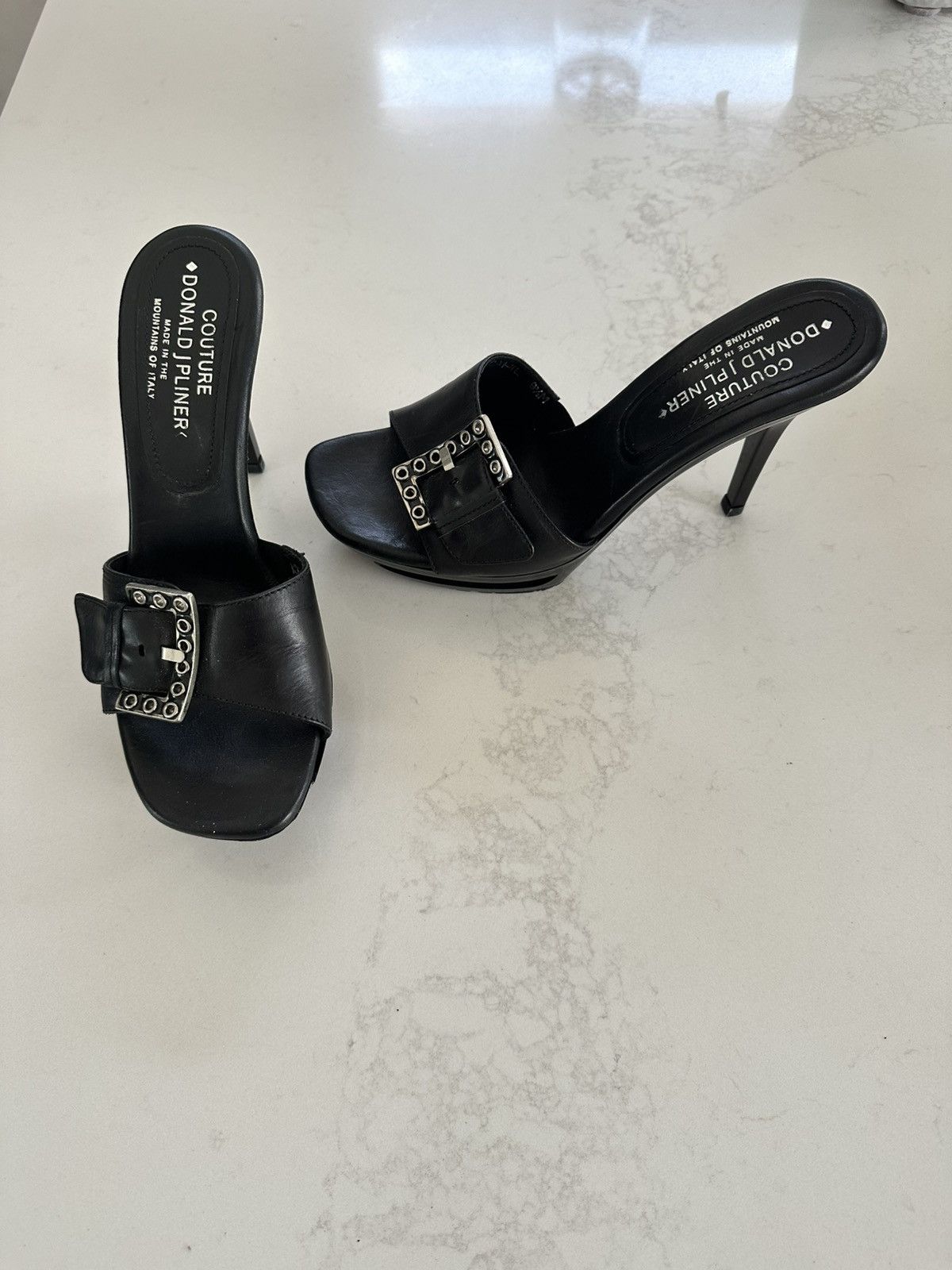 Donald Pliner Vintage Couture Donald J Pliner Stiletto HEELS WITH BUCKLE Size US 9.5 / IT 39.5 - 1 Thumbnail