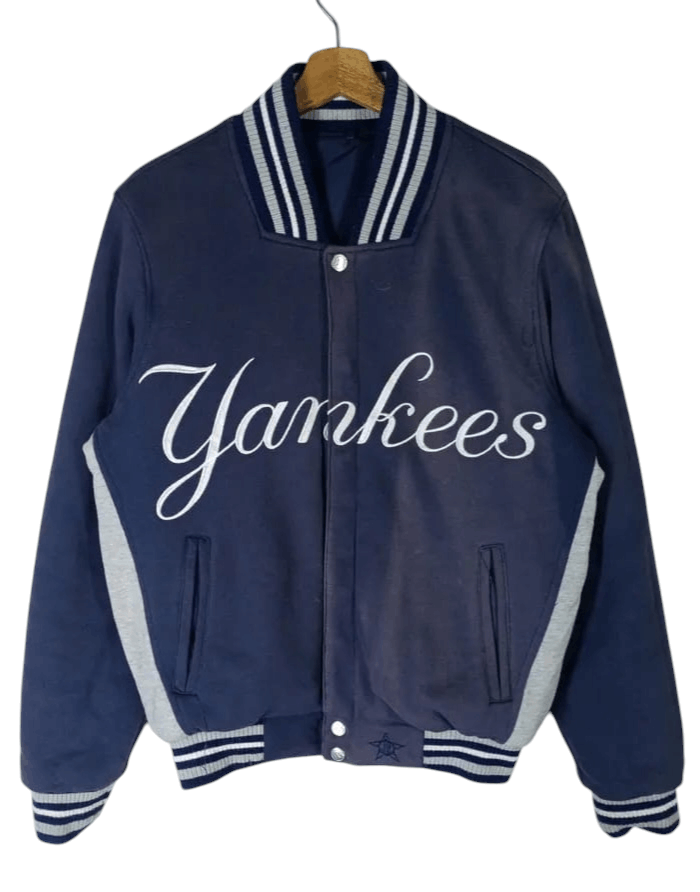 New York Yankees RARE VINTAGE NEW YORK YANKEES REVERSIBLE VARSITY JACKET Size US M / EU 48-50 / 2 - 3 Thumbnail