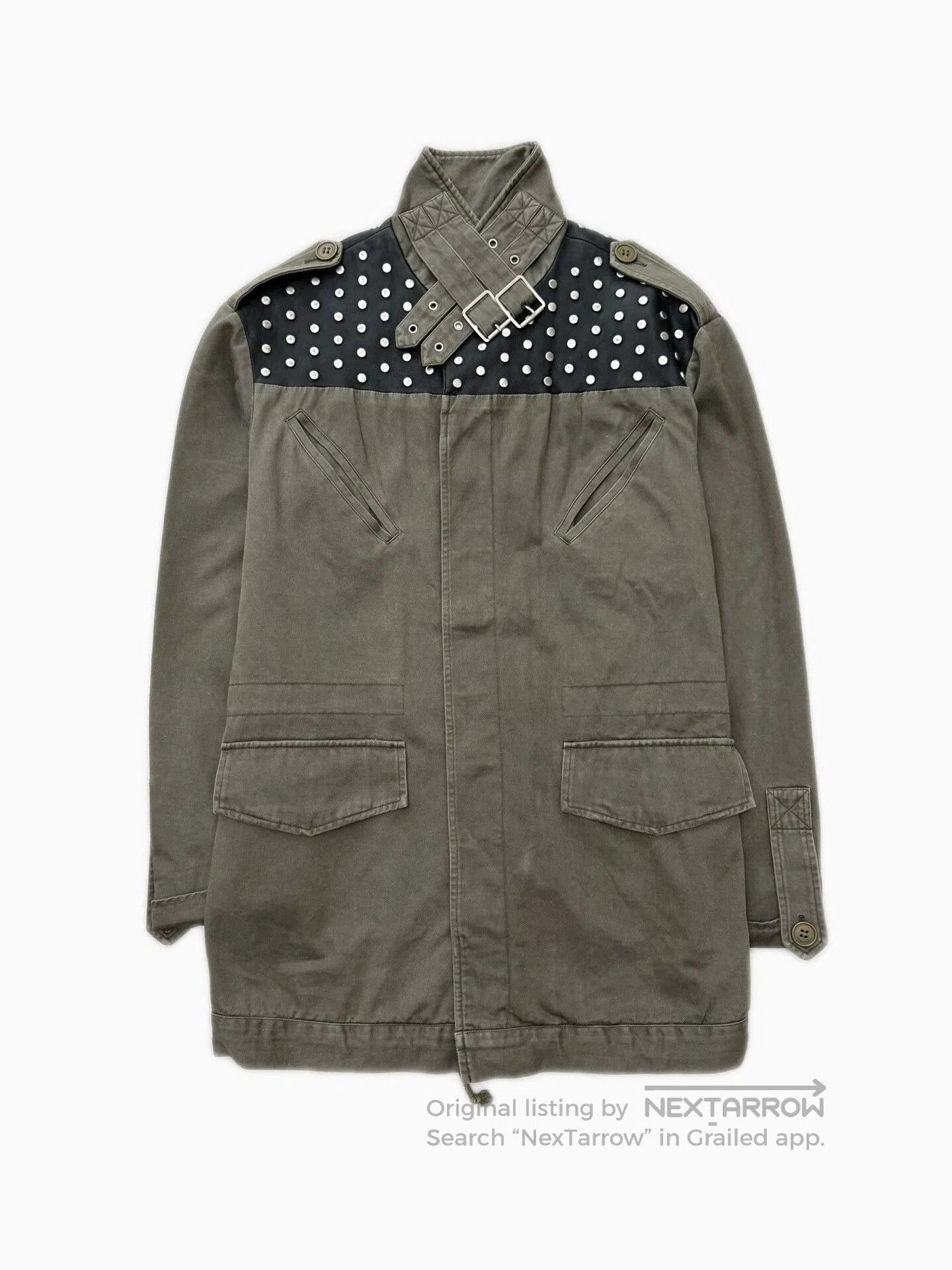 Saint Laurent Paris Saint Laurent 2014 Olive Military Jacket. Size US S / EU 44-46 / 1 - 1 Thumbnail