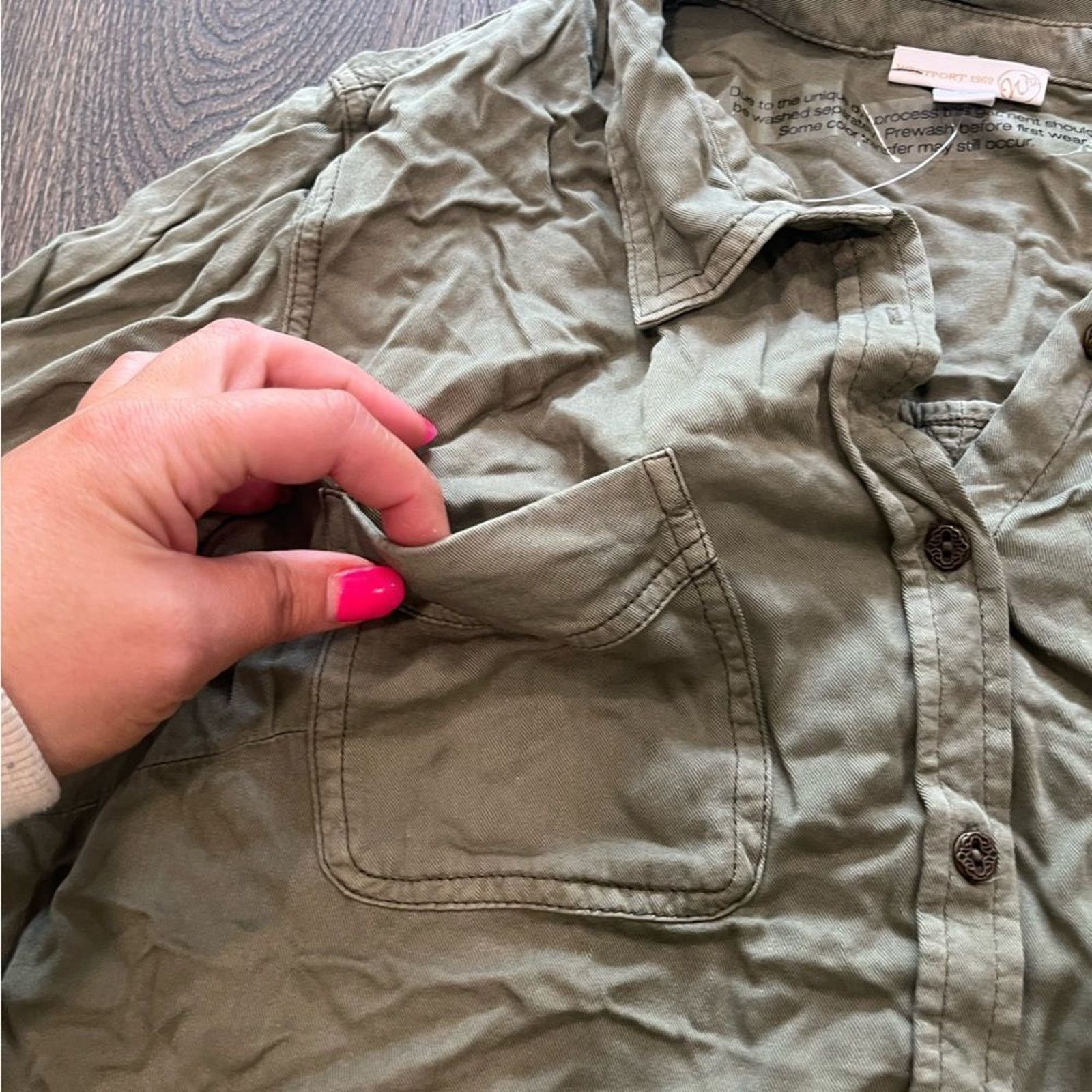Vintage NWOT Westport 1962 Button Front Blouse Size L Size L / US 10 / IT 46 - 3 Thumbnail
