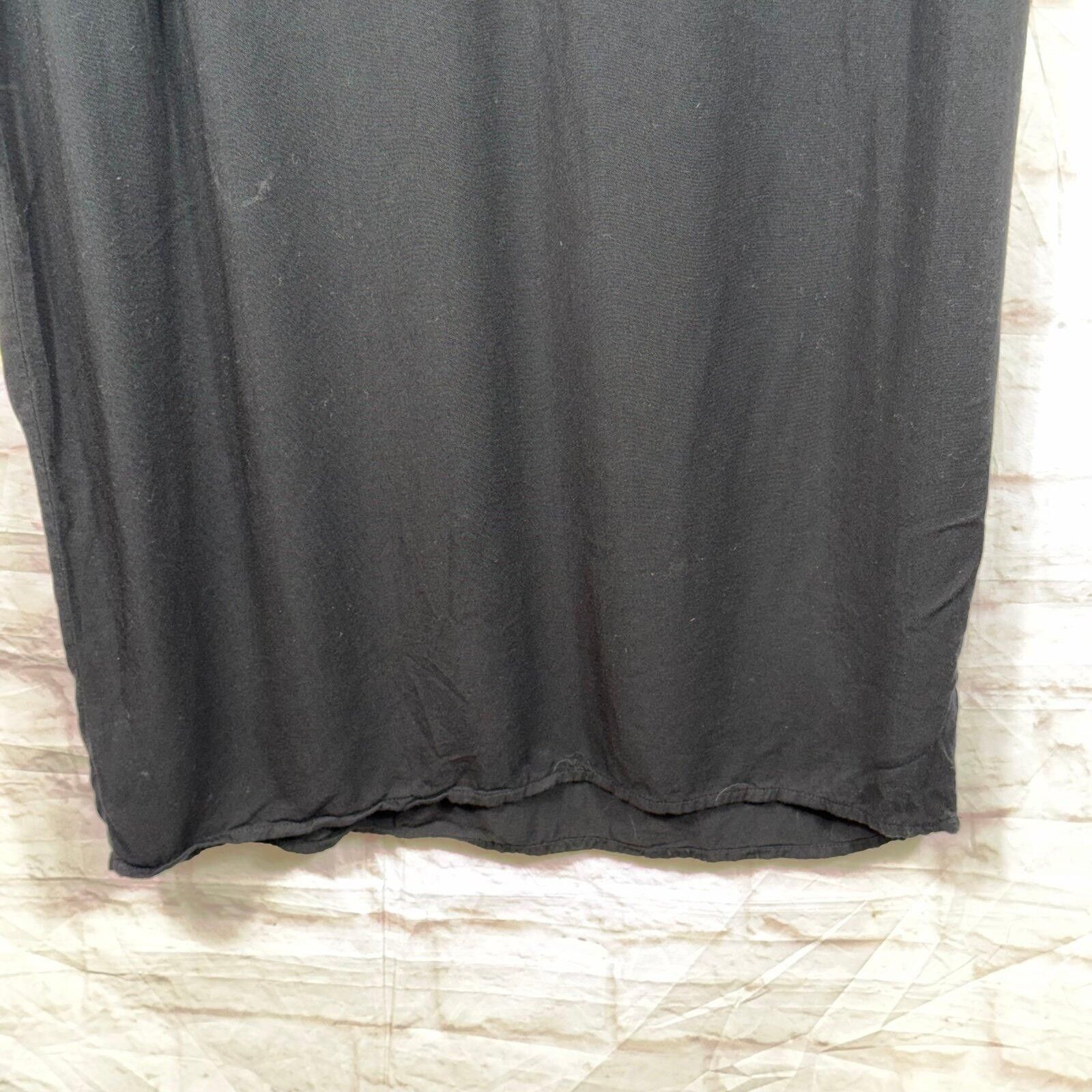 Old Navy Old Navy Black V-Neck Dress - Medium Tall Size M / US 6-8 / IT 42-44 - 2 Thumbnail