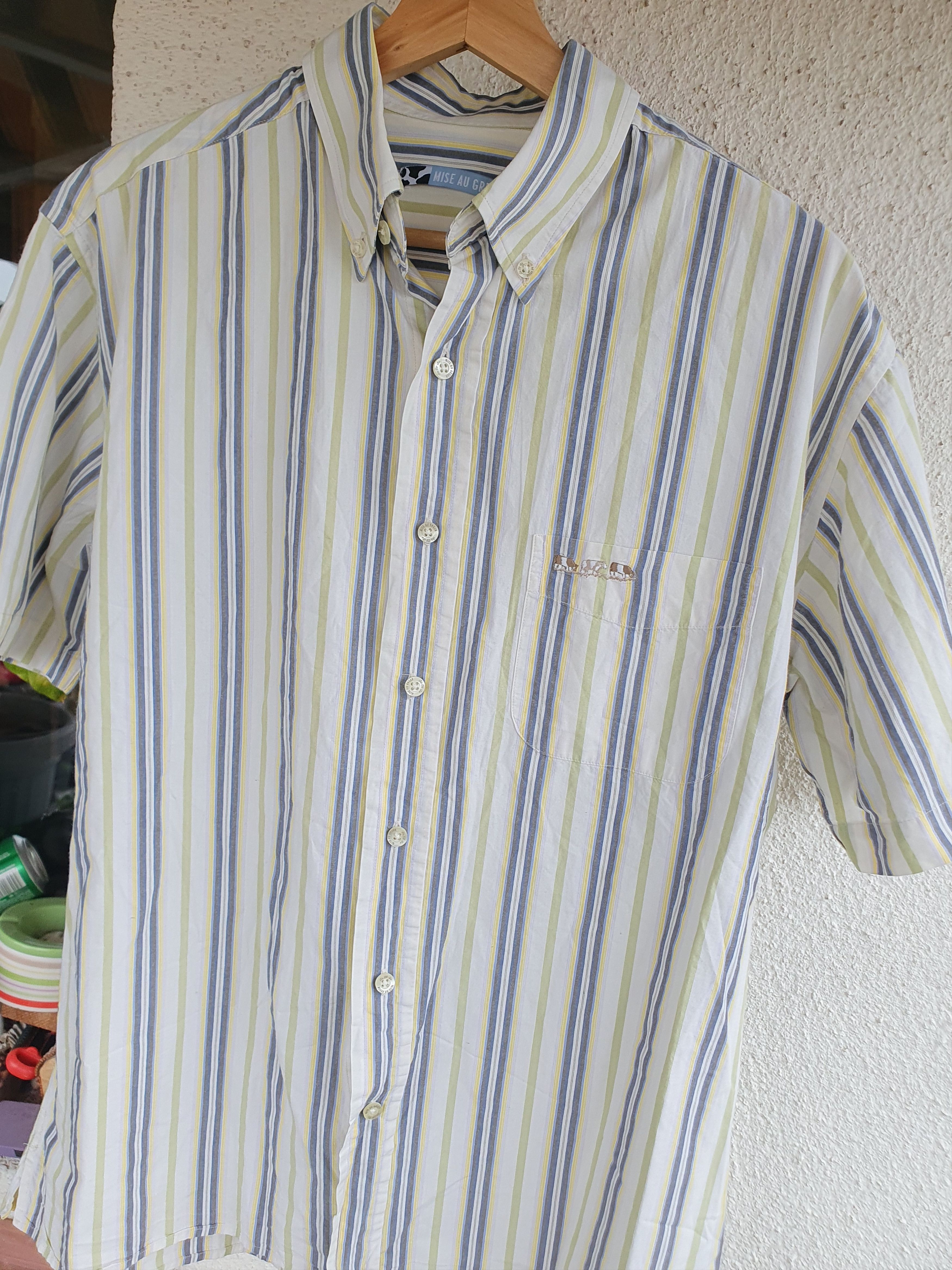 Other Mise Au Green Three Cows Embroidery Short Sleeve Shirt L Size US L / EU 52-54 / 3 - 5 Thumbnail