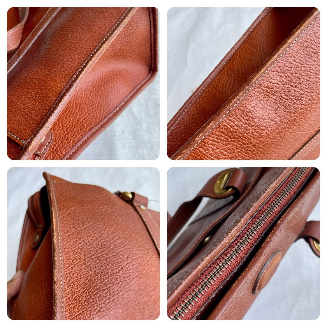 Leather × Vintage Vintage Leather Marie Claire Shoulder Bag Size ONE SIZE - 19 Thumbnail