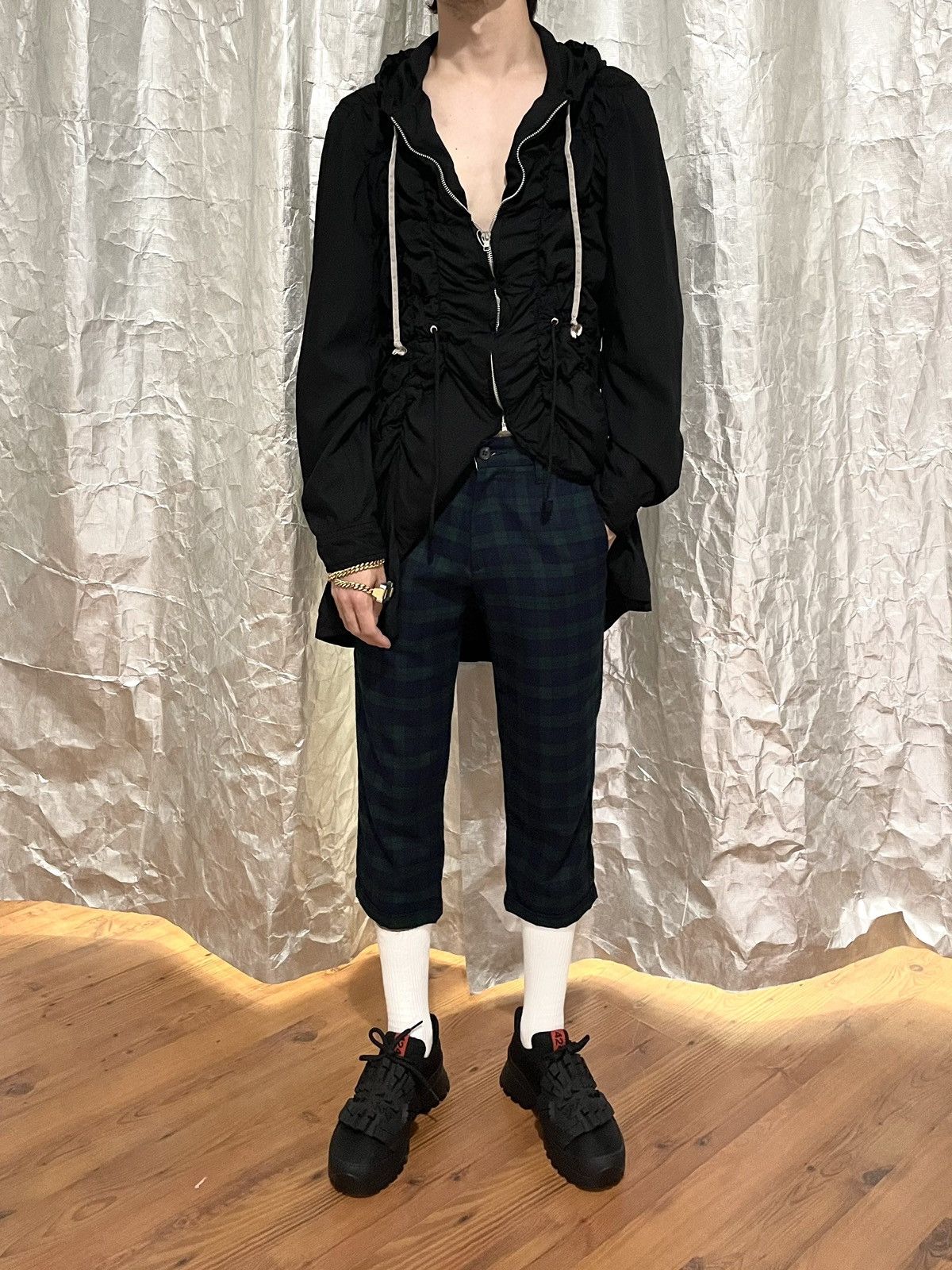 Comme des Garcons × Comme des Garcons Homme × Comme des Garcons Homme Plus Comme des Garçons Homme Plus SS19 Light Hooded Coat Size US M / EU 48-50 / 2 - 2 Thumbnail
