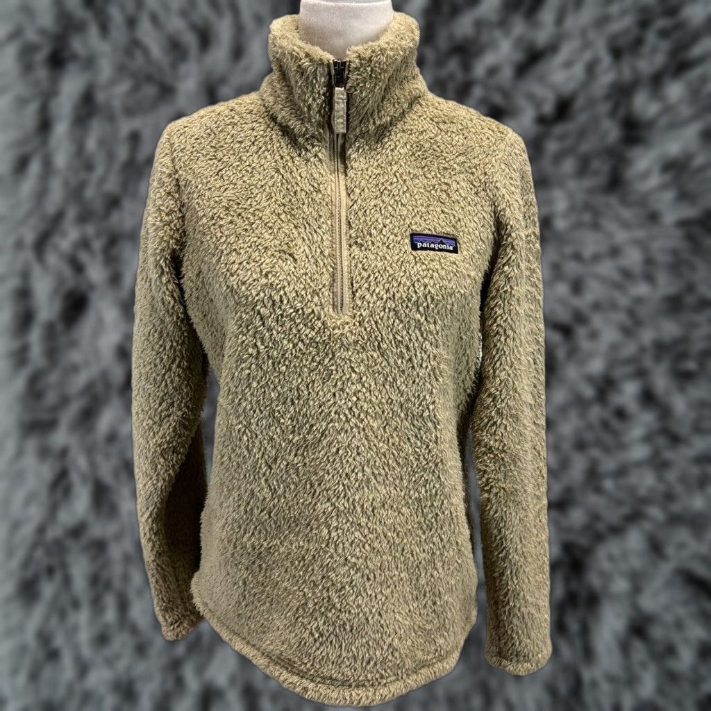 Patagonia Patagonia Women’s Los Gatos Fleece Jacket Sz Medium 1/4 Zip Tan Brown Size M / US 6-8 / IT 42-44 - 1 Thumbnail