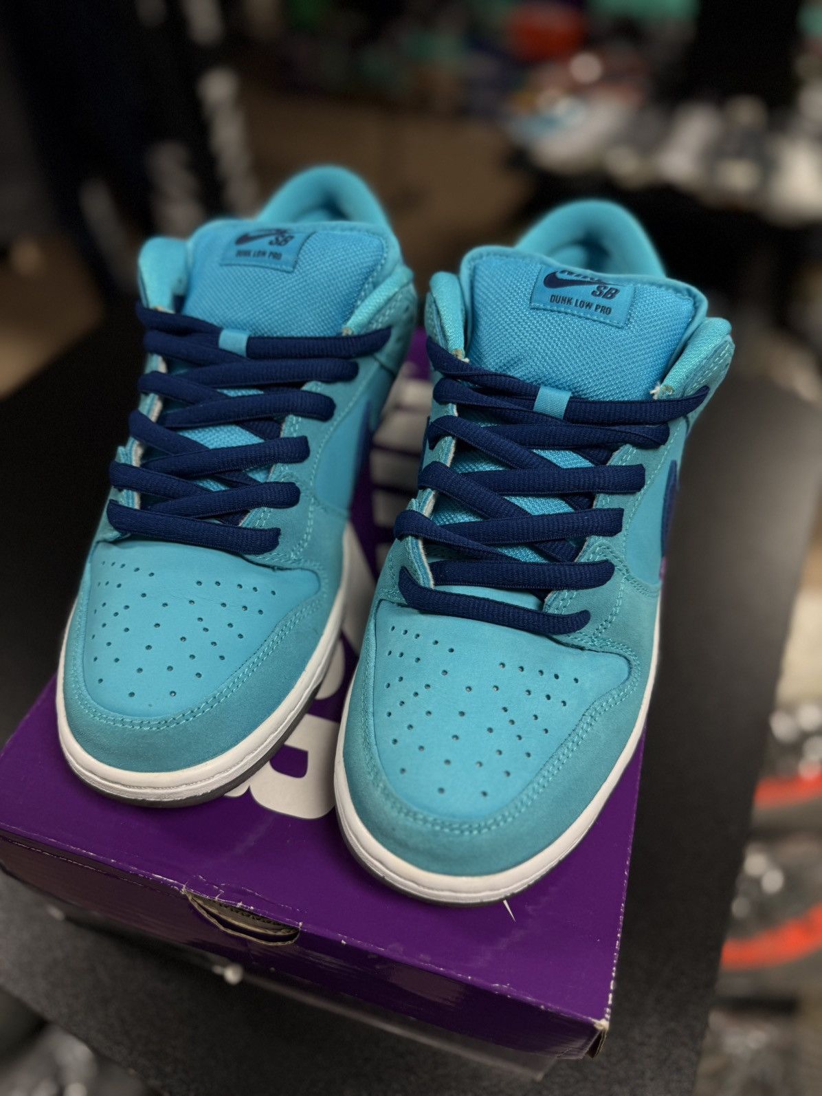 Nike Size 11 - Nike Dunk SB Low Blue Fury 2020 (BQ6817-400) Size US 11 / EU 44 - 7 Thumbnail
