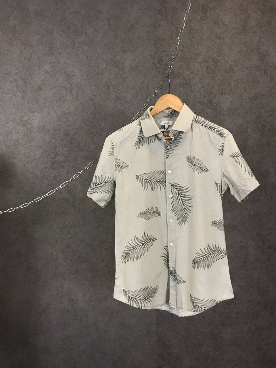 Designer × Reiss Reiss designer Hawaiian shirt Size US S / EU 44-46 / 1 - 1 Thumbnail
