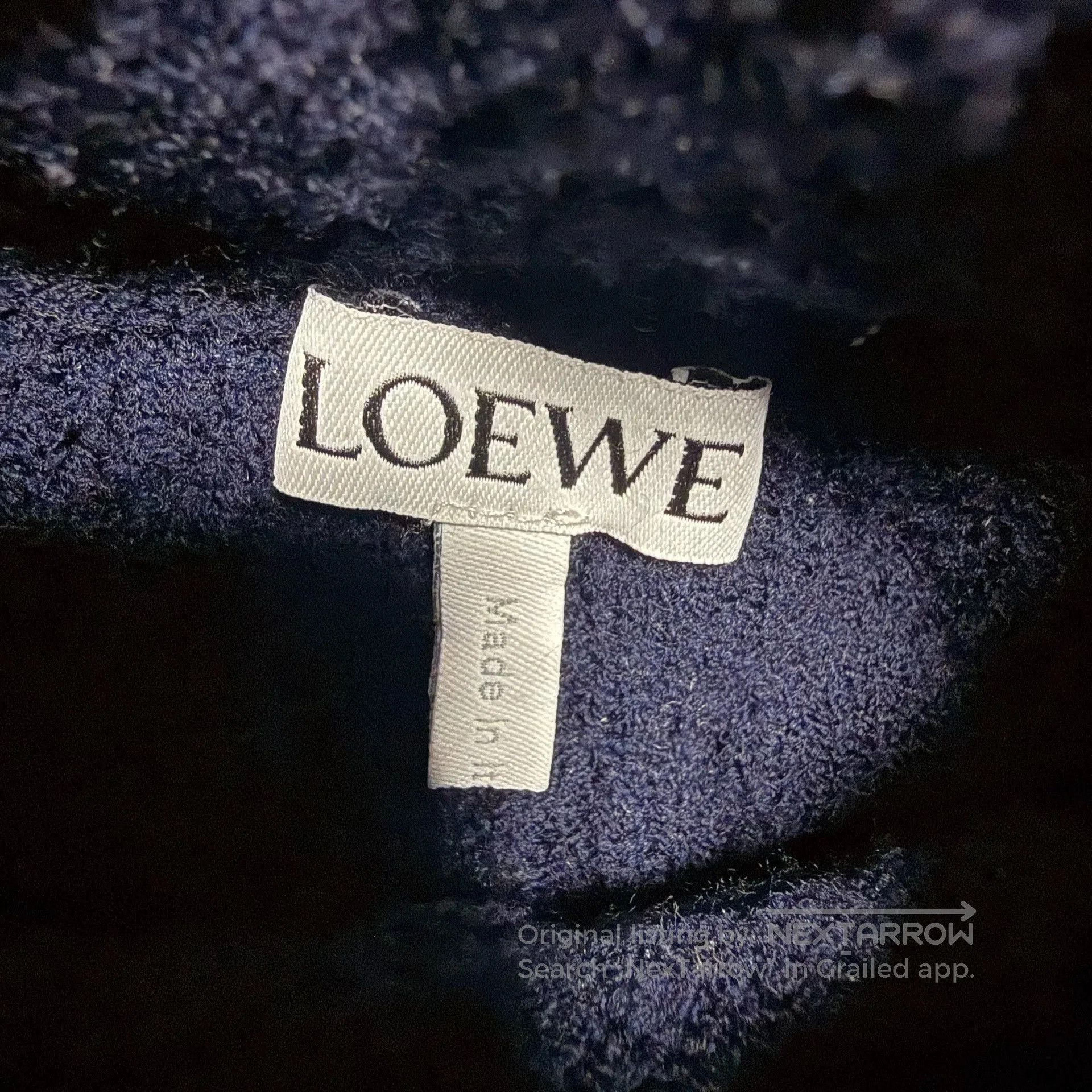 Loewe Loewe Navy Ribbed Zip Sweater. Size US M / EU 48-50 / 2 - 4 Thumbnail