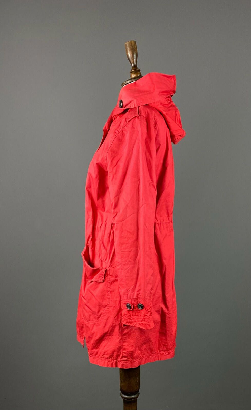 Woolrich Woolen Mills Woolrich Red Button Down Hooded Parka Coat Jacket Size M Size M / US 6-8 / IT 42-44 - 5 Thumbnail
