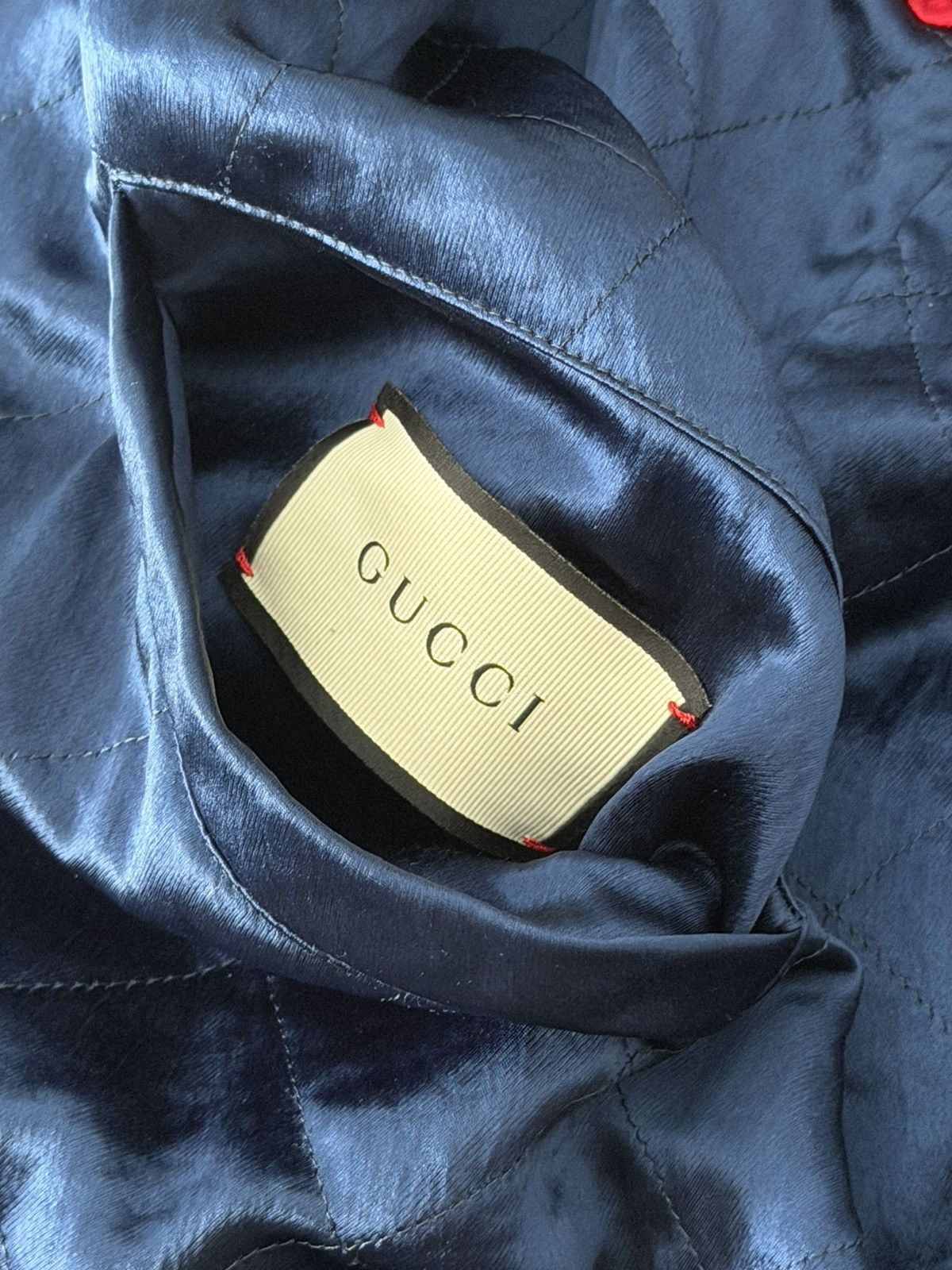 Gucci Gucci Bicolor Silk Logo Jacket Sz.50 Size US M / EU 48-50 / 2 - 7 Thumbnail