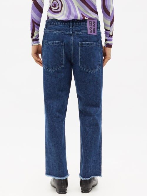Raf Simons o1y0325 Denim Pant in Blue Size US 31 - 4 Thumbnail