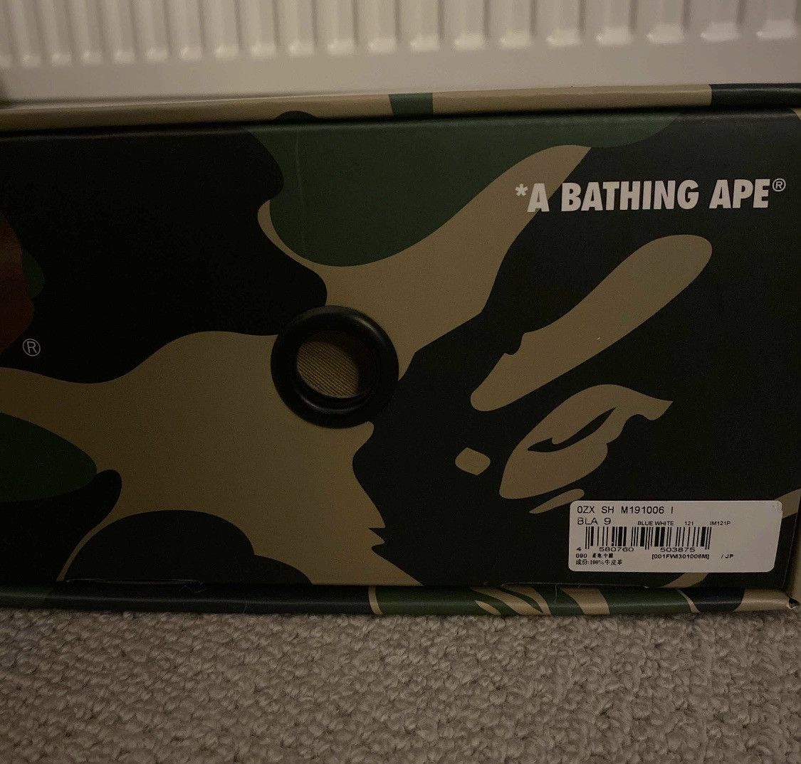 Bape bape sk8sta camo blue low sneakers Size US 9 / EU 42 - 7 Thumbnail