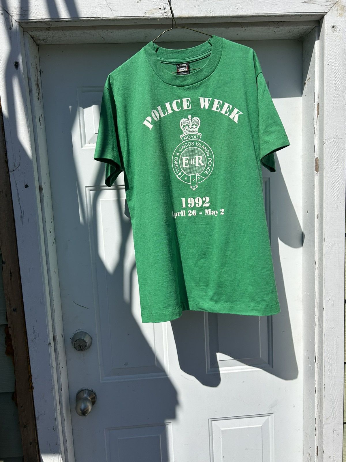 Vintage Police Week ss Size US L / EU 52-54 / 3 - 3 Thumbnail