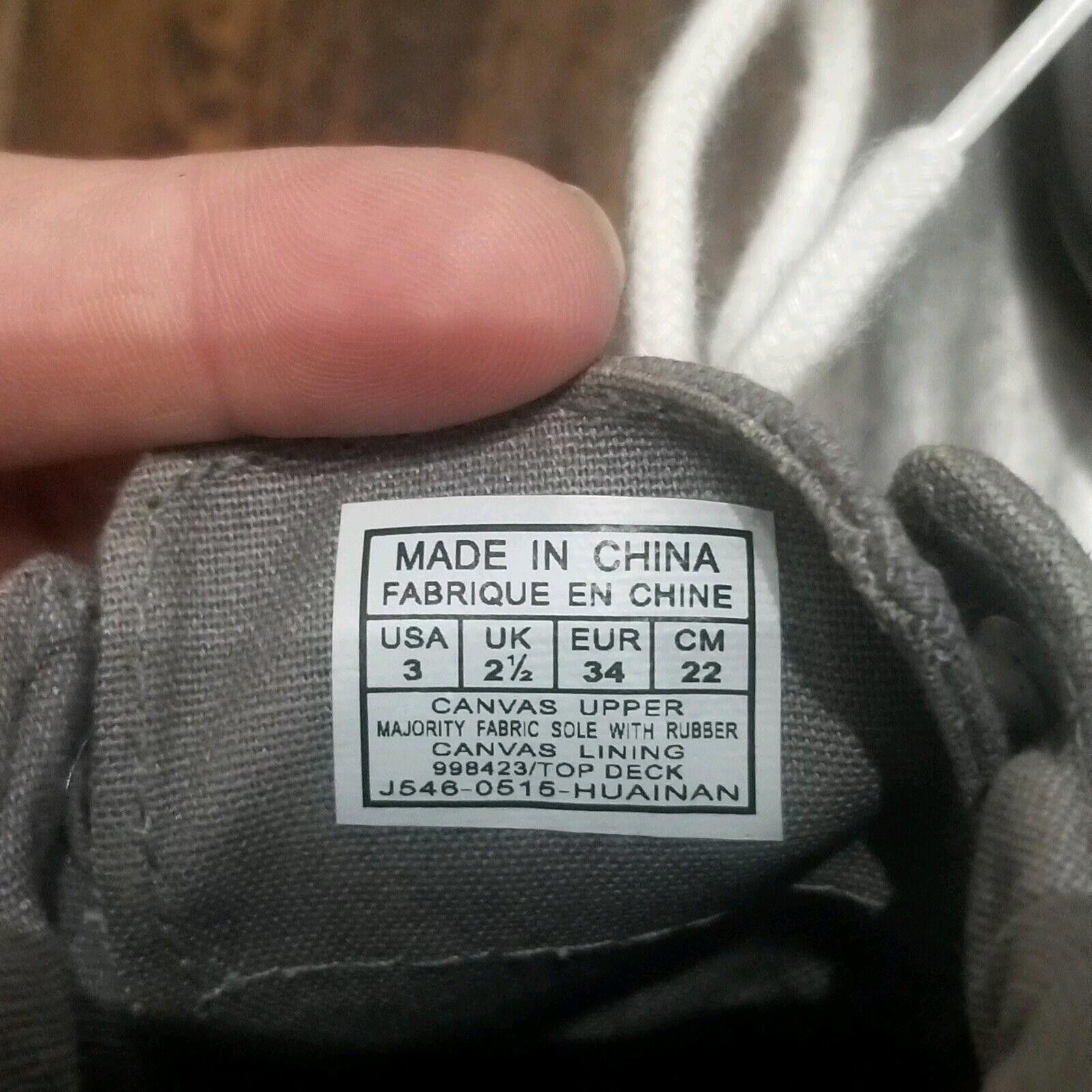 Polo Ralph Lauren Ralph Lauren Polo Canvas Shoes Boys Size 3 Gray Huainan Size US 5 / EU 37 - 3 Thumbnail