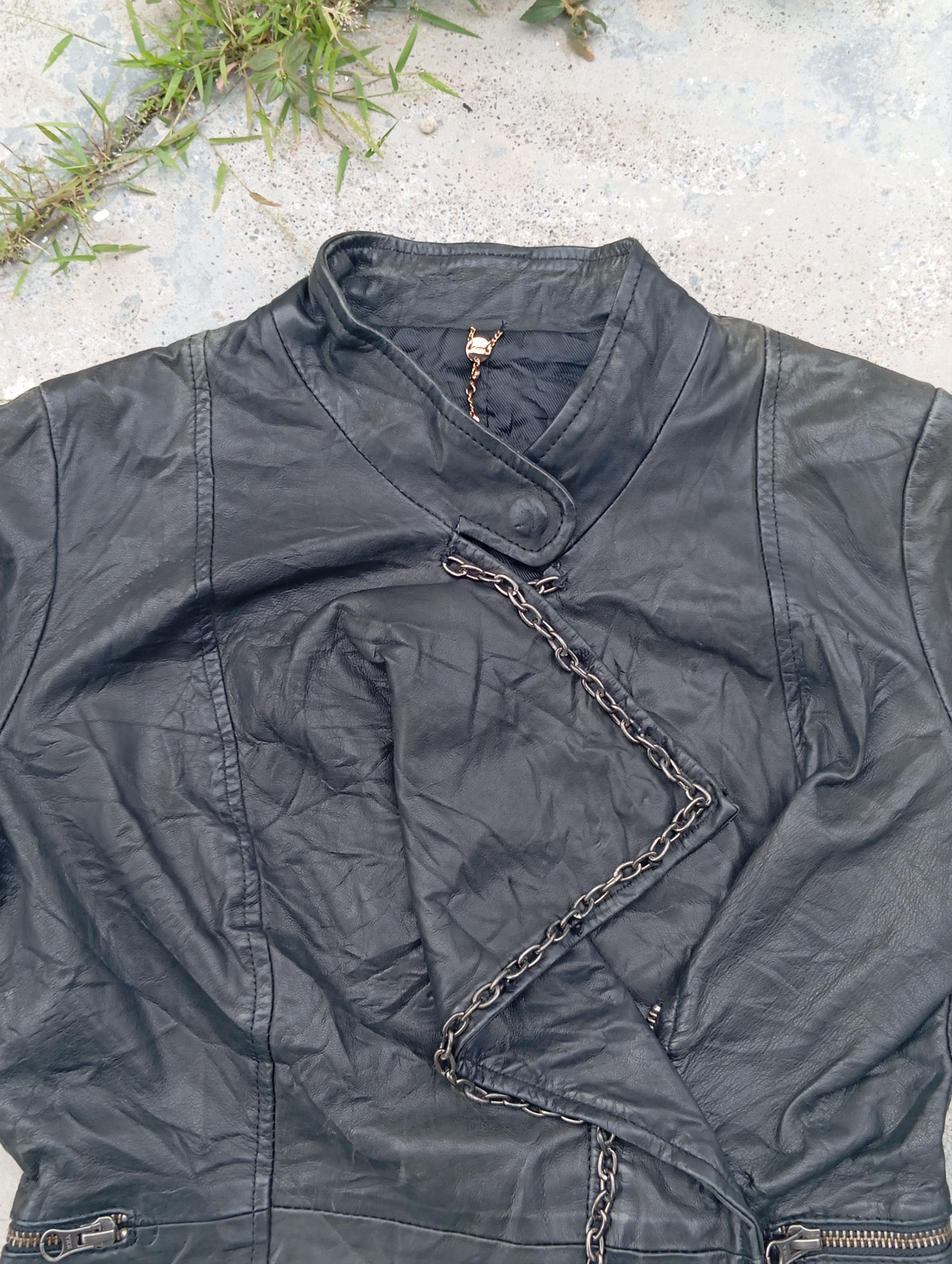 Indian Motorcycle × Vintage Vintage Lamb Leather Coats Jacket Size XS / US 0-2 / IT 36-38 - 2 Thumbnail