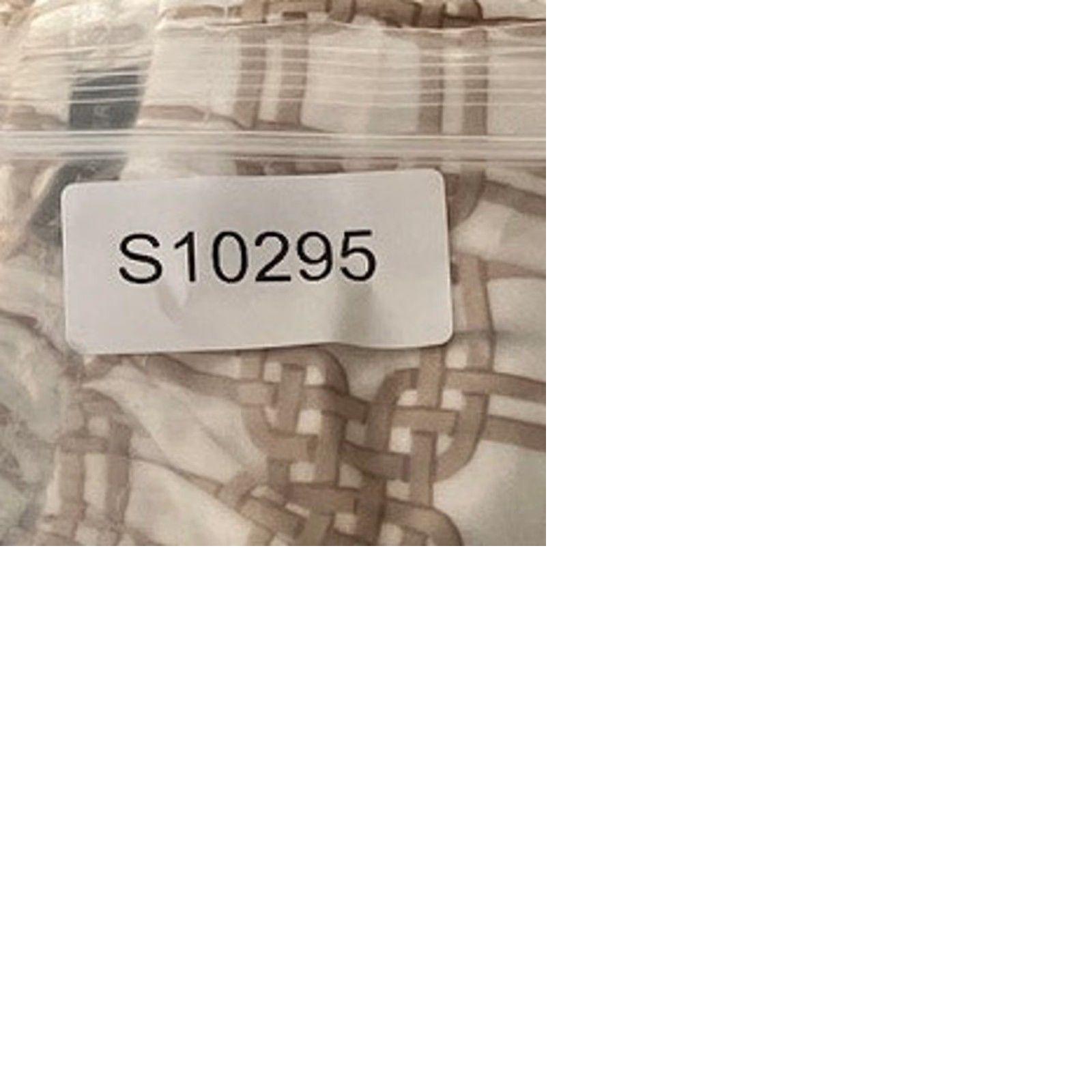 Ann Taylor Ann Taylor LOFT Blouse White Tan Rattan Print Smocked Peplum Long Sleeve M Womens Shirt Men/Womens? Size M / US 6-8 / IT 42-44 - 9 Thumbnail
