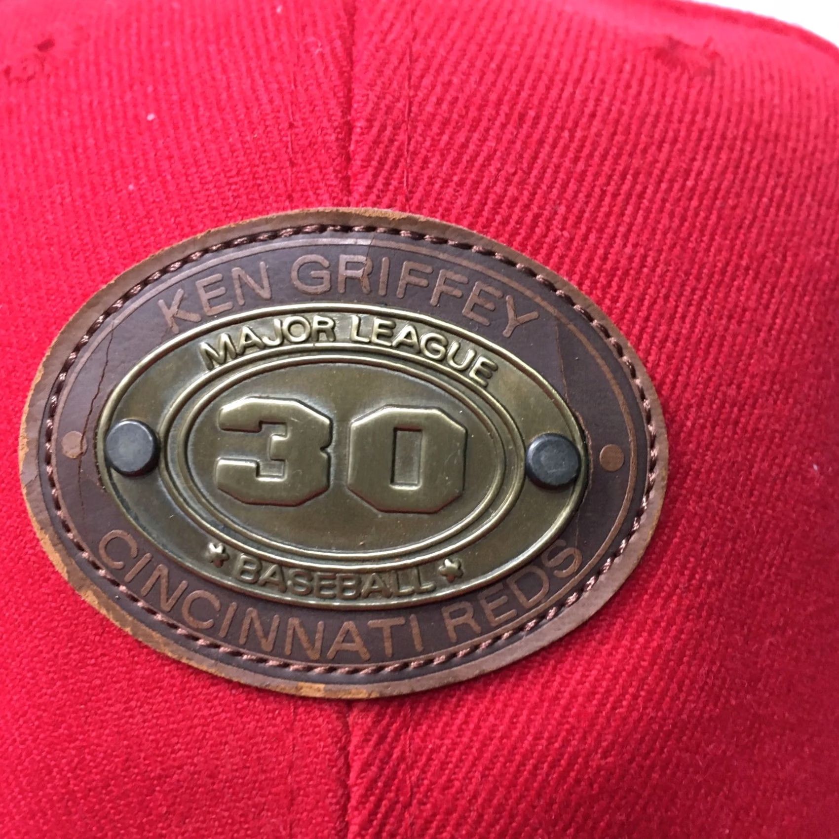American Needle American Needle KEN GRIFFEY CINCINATTI REDS RED SIGNATURE STRAP BACK Size ONE SIZE - 3 Thumbnail
