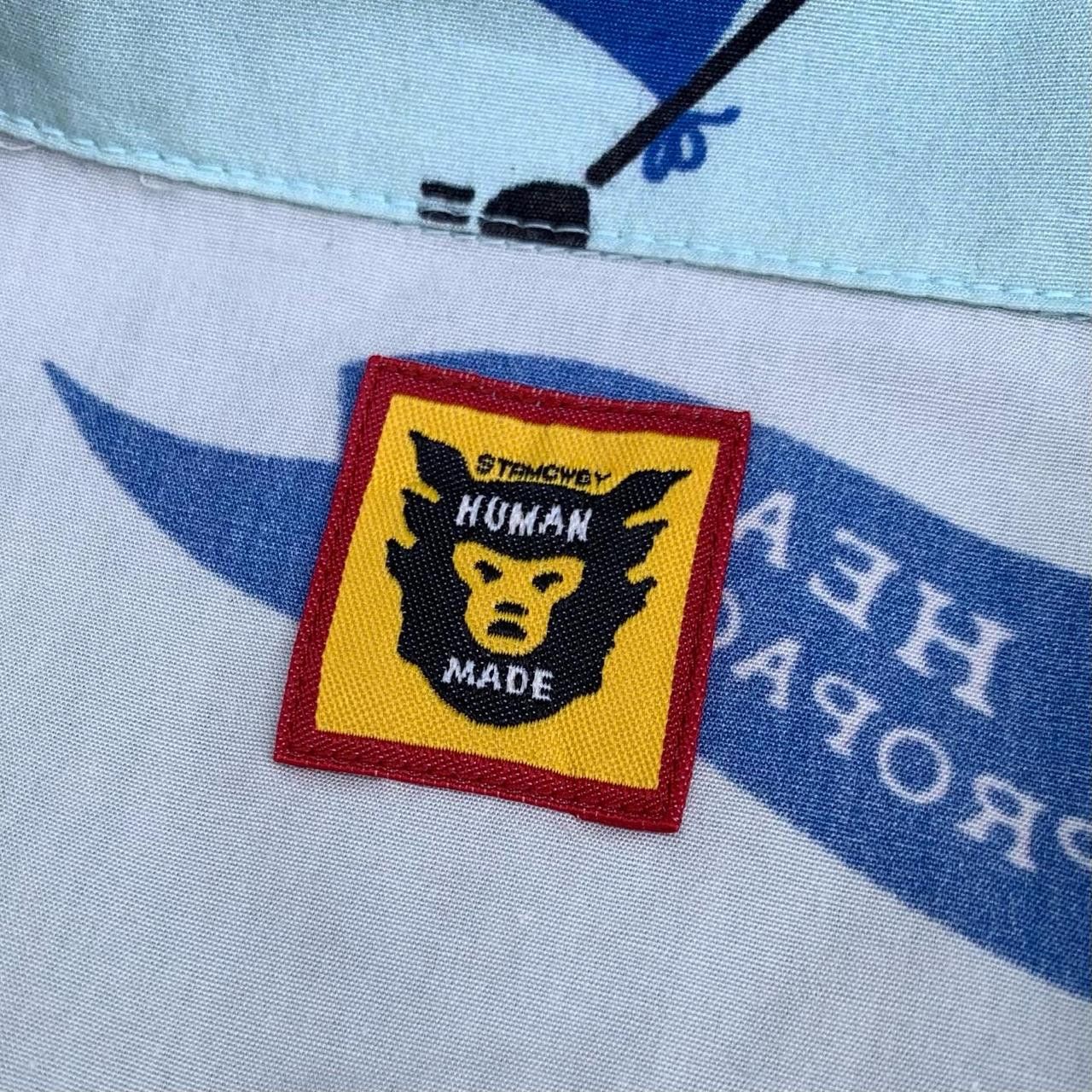 Human Made × Japanese Brand Human Made Dry Alls Print Loop Collar Shirt Size US XL / EU 56 / 4 - 4 Thumbnail