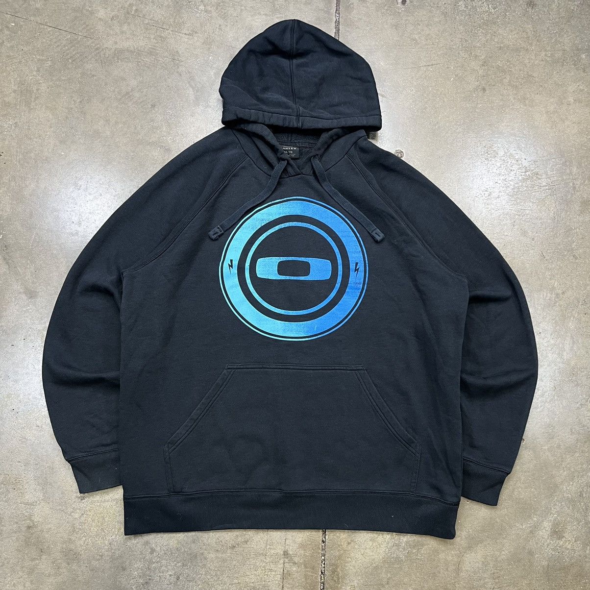 Vintage 00s Y2K Oakley Pullover Hoodie Sweatshirt Gorpcore