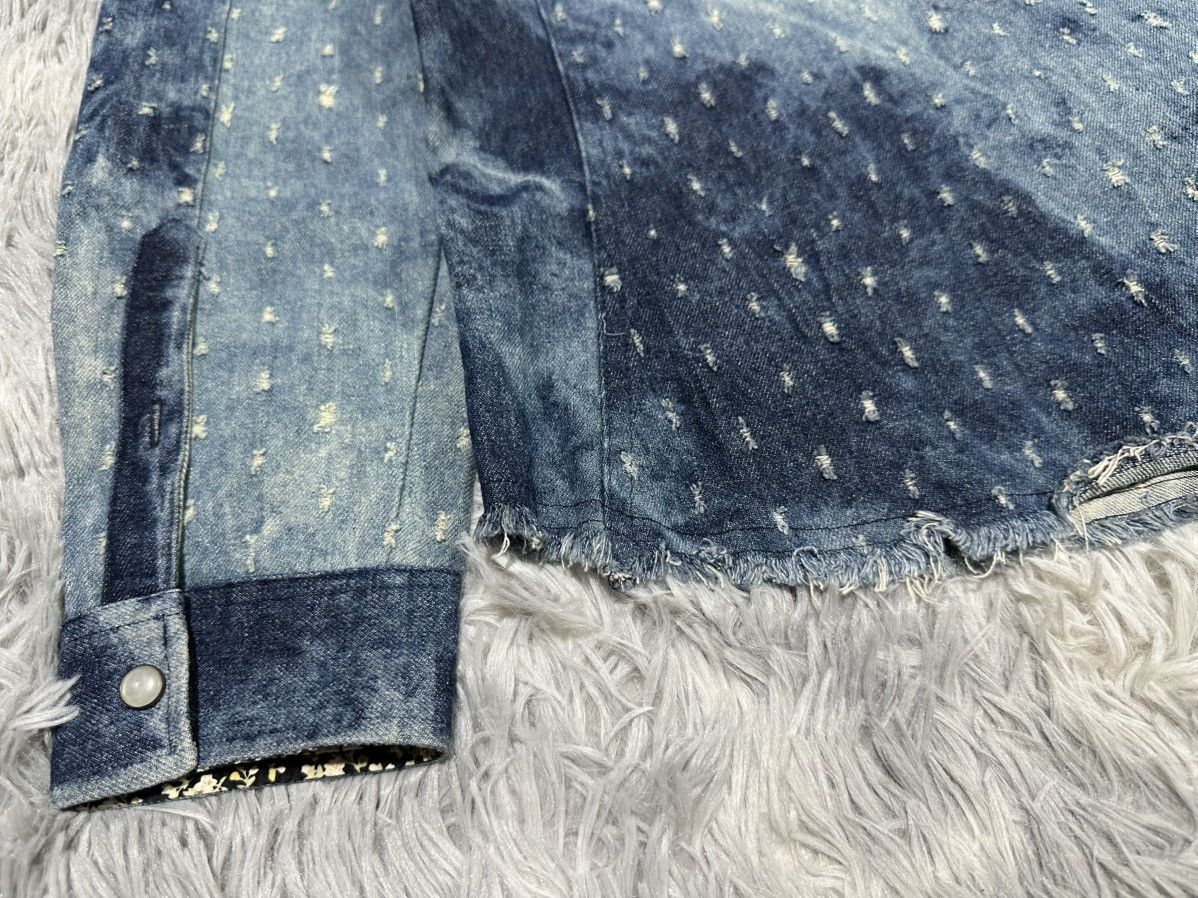 semanticdesign Y2K Semantic Design Shotgun Distressed Western Denim Shirt Size US M / EU 48-50 / 2 - 14 Thumbnail