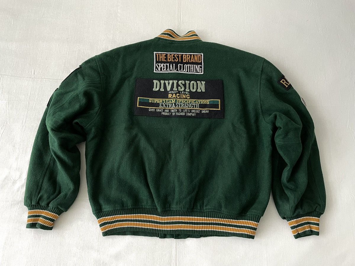 Toyo Enterprises Power Crush Japan Racing Motorsports Wool Varsity Jacket Size US L / EU 52-54 / 3 - 15 Thumbnail
