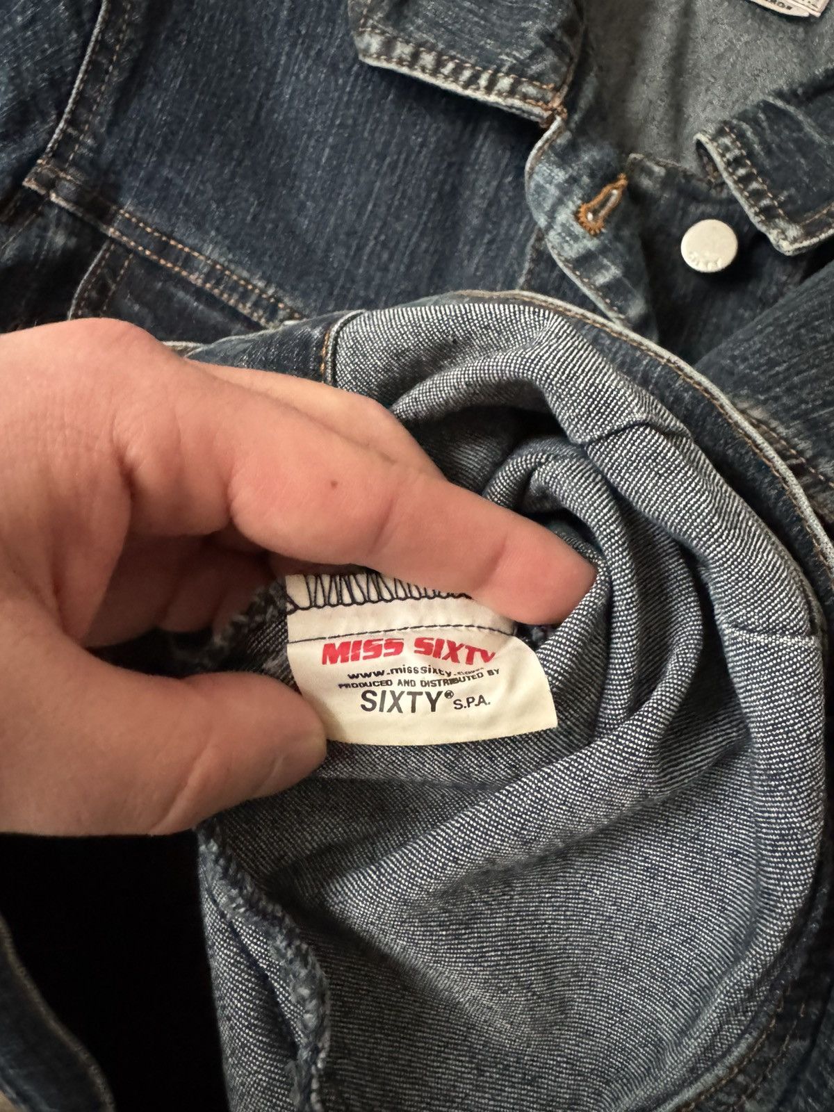 Miss Sixty Vintage Y2K Miss Sixty Denim Jacket Size L / US 10 / IT 46 - 6 Thumbnail