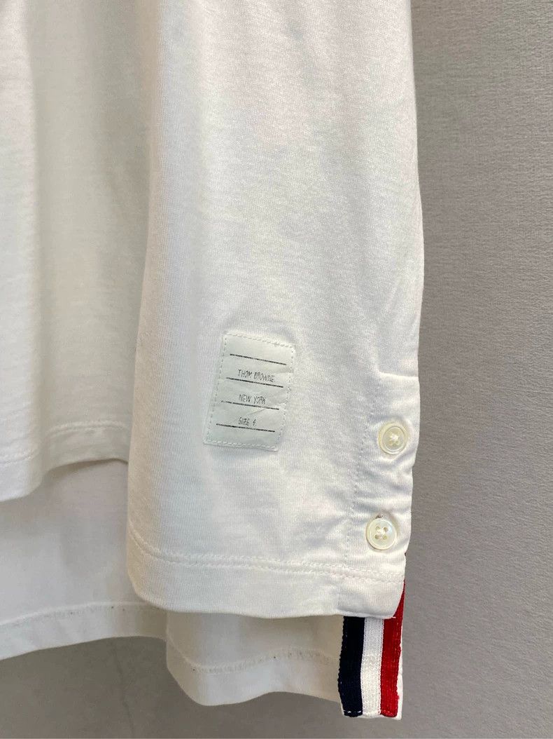Thom Browne Thom Browne White short sleeves Size US XL / EU 56 / 4 - 3 Thumbnail