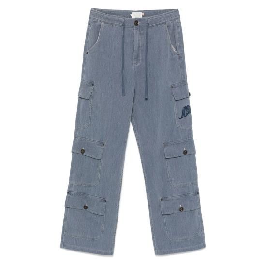 HONOR THE GIFT Men Straight Pants HTG250118 NAVY BLUE