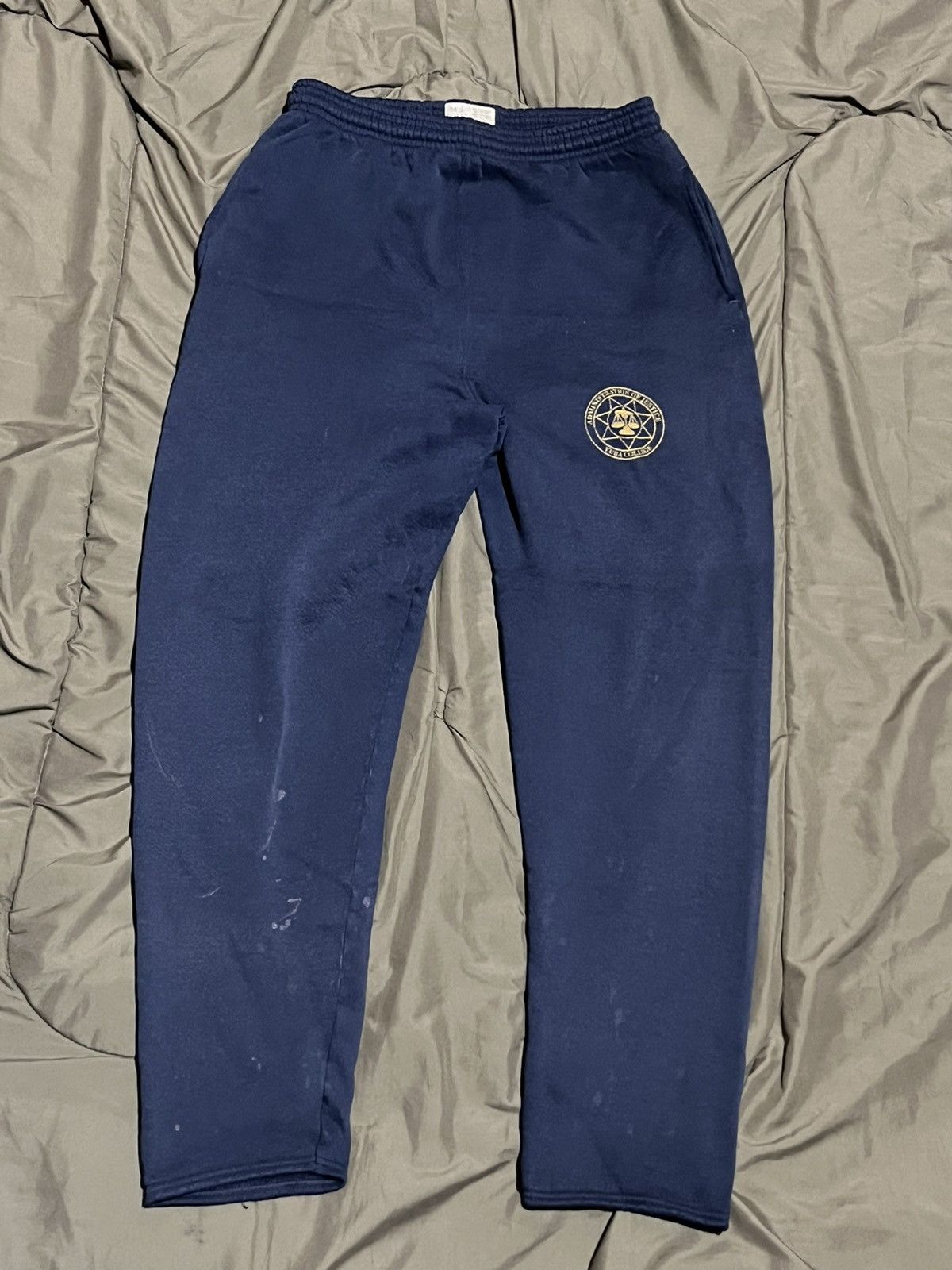 Vintage Blue Vintage University Sweatpants Size US 30 / EU 46 - 1 Thumbnail