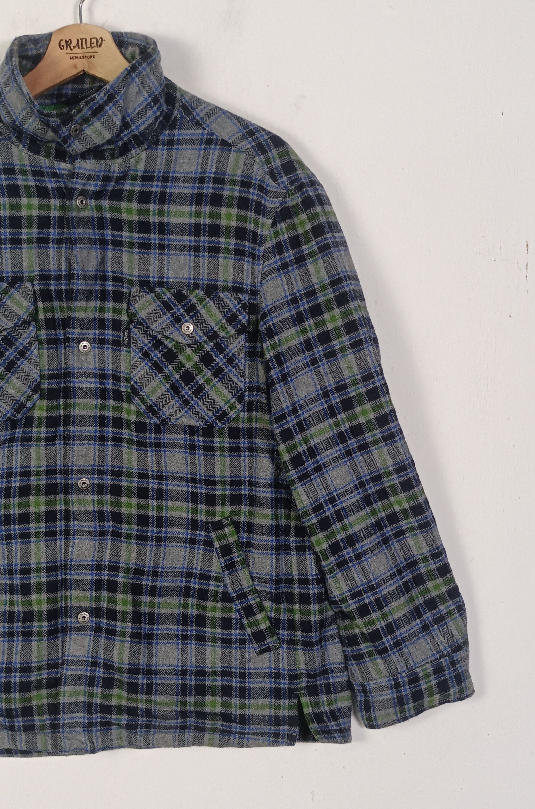 Golden Bear Vintage 90s🔥 Golden Bear Flannel Shirt Jacket Size US M / EU 48-50 / 2 - 5 Thumbnail