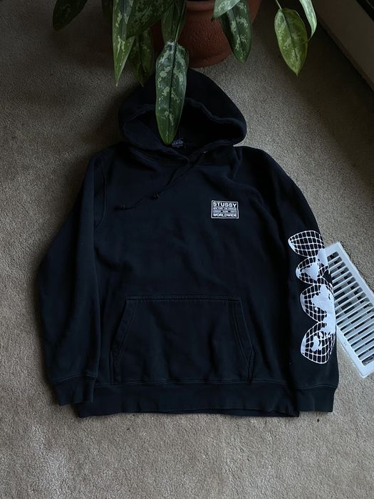 Stussy on sale worldwide hoodie