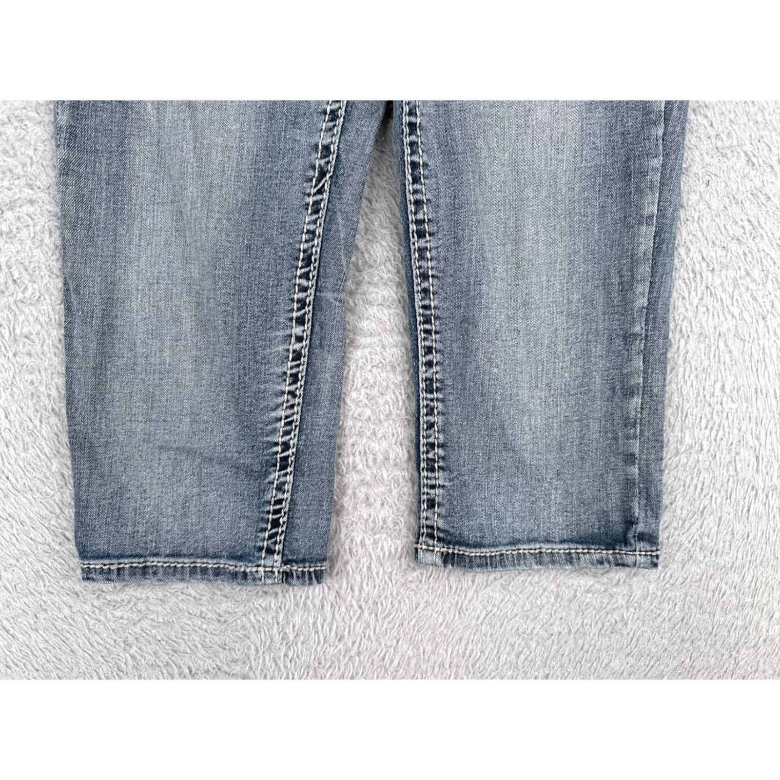 Vintage Zanadi Jeans Women Capri 6 Blue Denim Cotton Blend Low Rise 26x18 Size 28" / US 6 / IT 42 - 2 Thumbnail