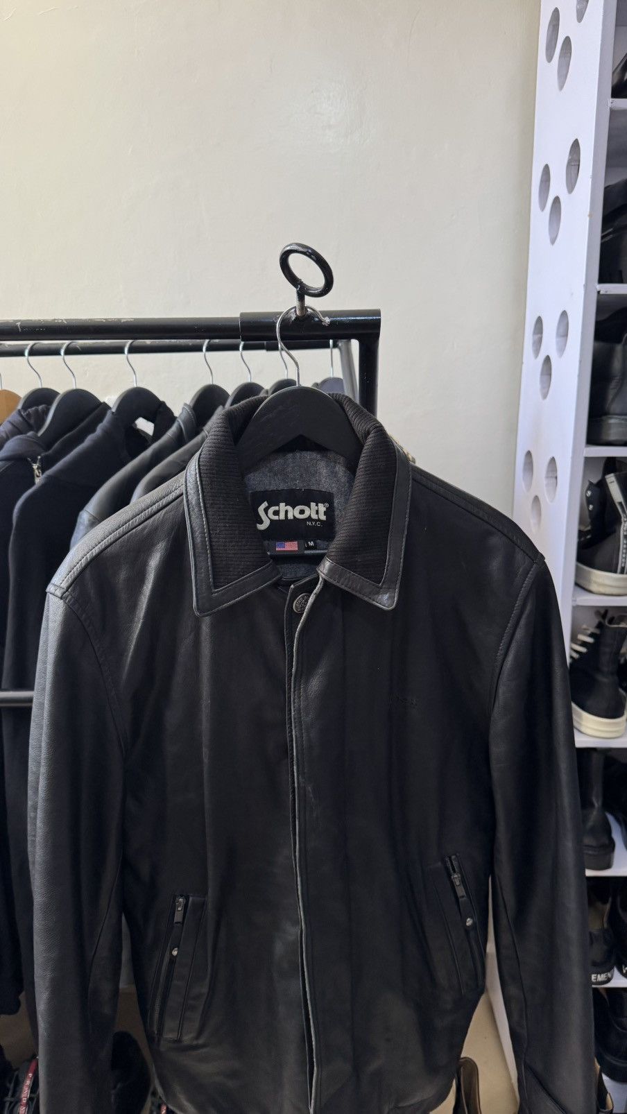 Schott 🕷️💥Schott leather jacket Size US M / EU 48-50 / 2 - 4 Thumbnail
