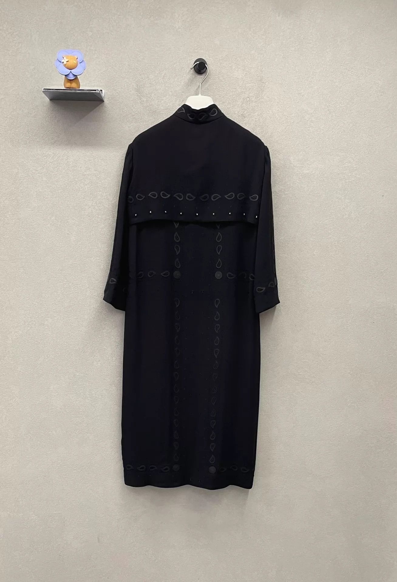 Hermes Hermes Black Elegant Drapey Flowy Long Dress 34 Size XS / US 0-2 / IT 36-38 - 2 Thumbnail