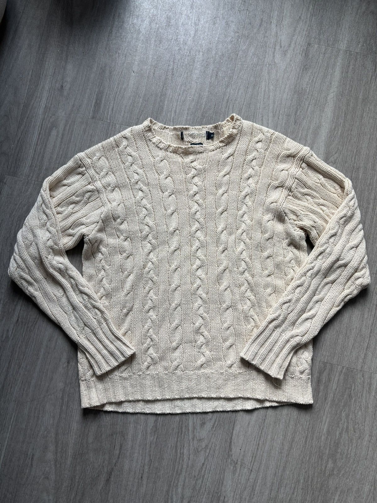 Polo Ralph Lauren Vintage Ralph Cable Knit Sweater Size US XL / EU 56 / 4 - 1 Thumbnail