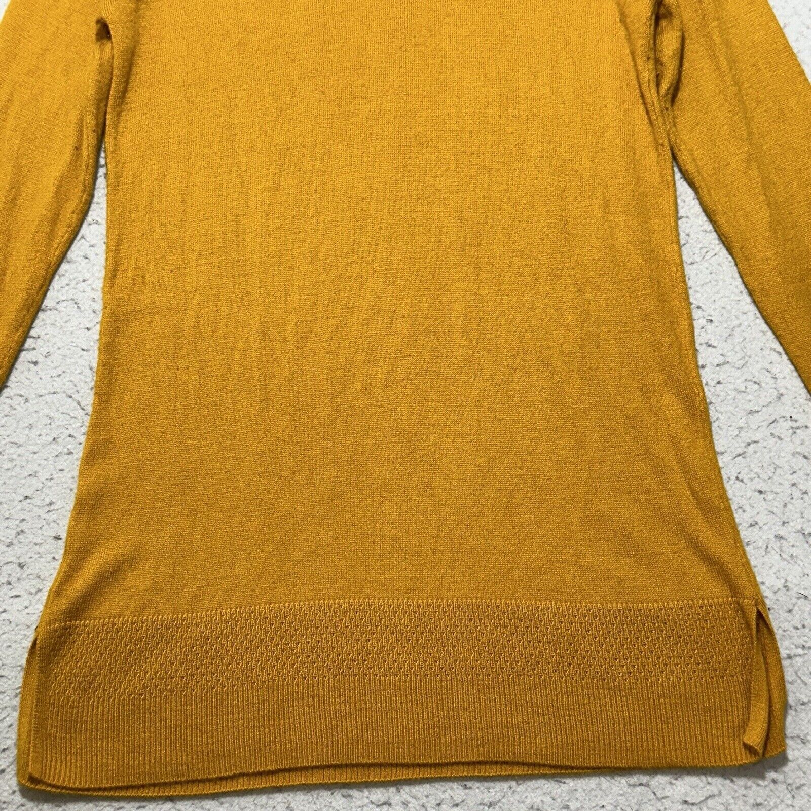 Other A New Day XS Mustard Yellow Crewneck Sweater Modal Blend Size XS / US 0-2 / IT 36-38 - 12 Thumbnail