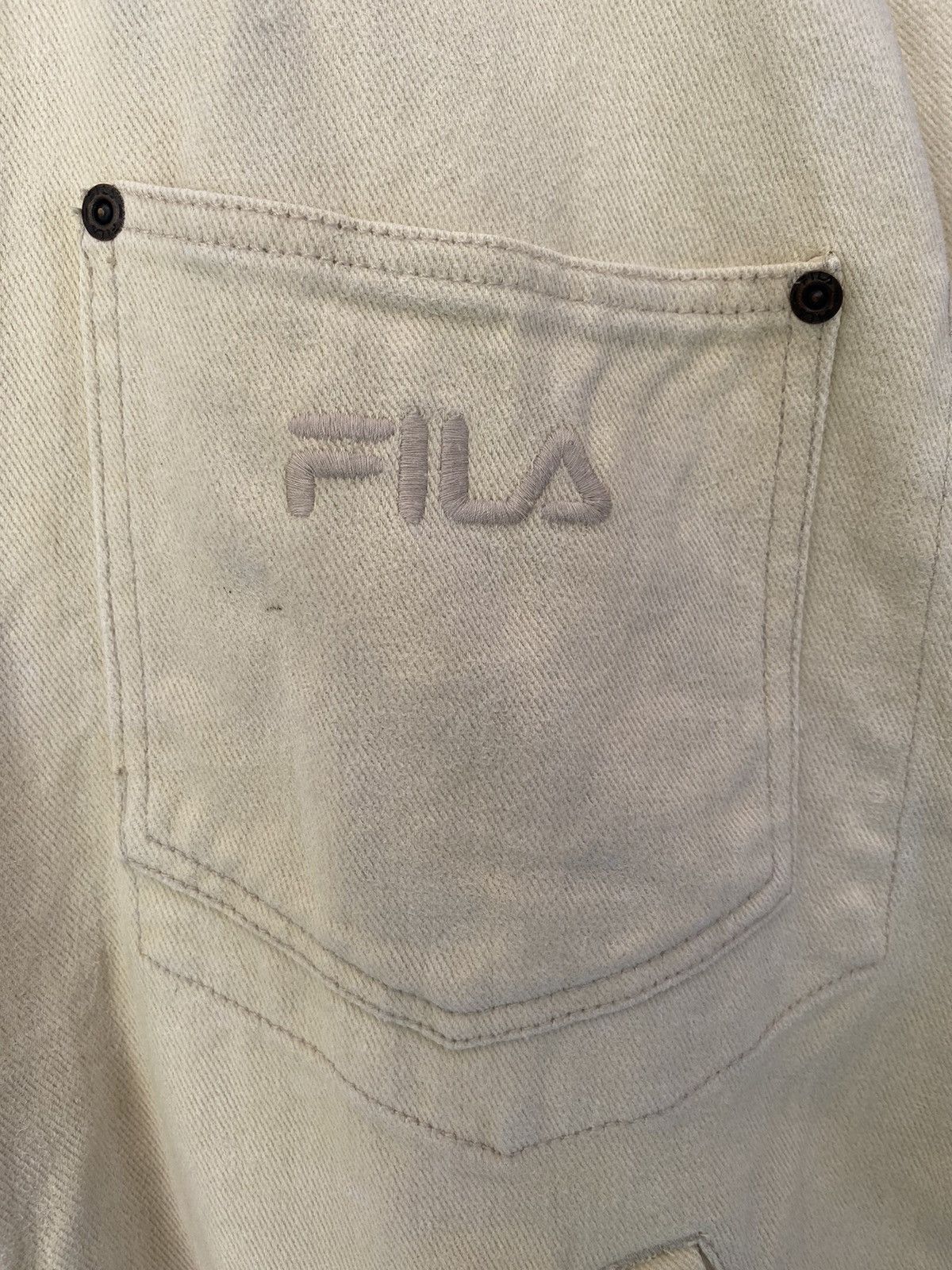 Fila Vintage FILA Denim Jacket Size US M / EU 48-50 / 2 - 21 Thumbnail