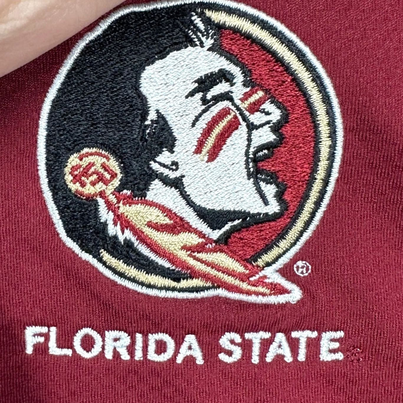 Cutter & Buck Florida State Seminoles Mens Polo Shirt XL Maroon Short Sleeve Rugby Cutter Buck Size US XL / EU 56 / 4 - 7 Thumbnail