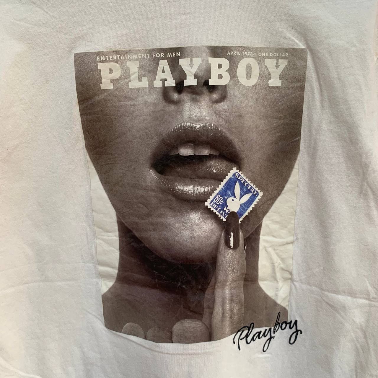 Playboy PLAYBOY Embroidered Logo with Backhit Long Sleeve Tee Size US S / EU 44-46 / 1 - 4 Thumbnail