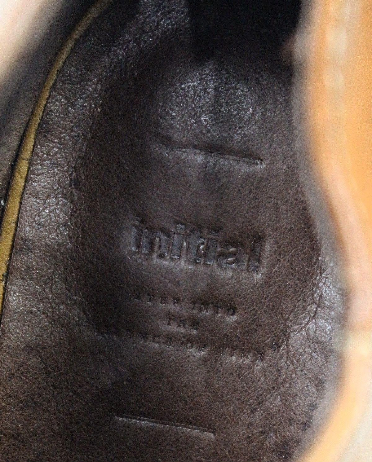 Designer 2000S INITIAL LEATHER WEDGE BOOTS – VERO CUOIO MADE Size US 7 / IT 37 - 11 Thumbnail