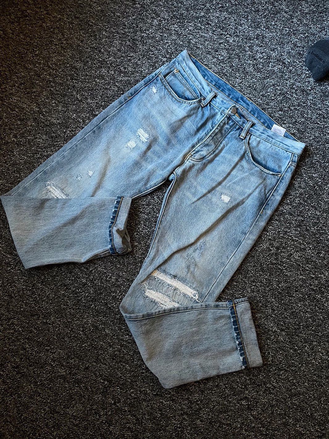 MNML MNML distressed denim jeans Size US 32 / EU 48 - 1 Thumbnail