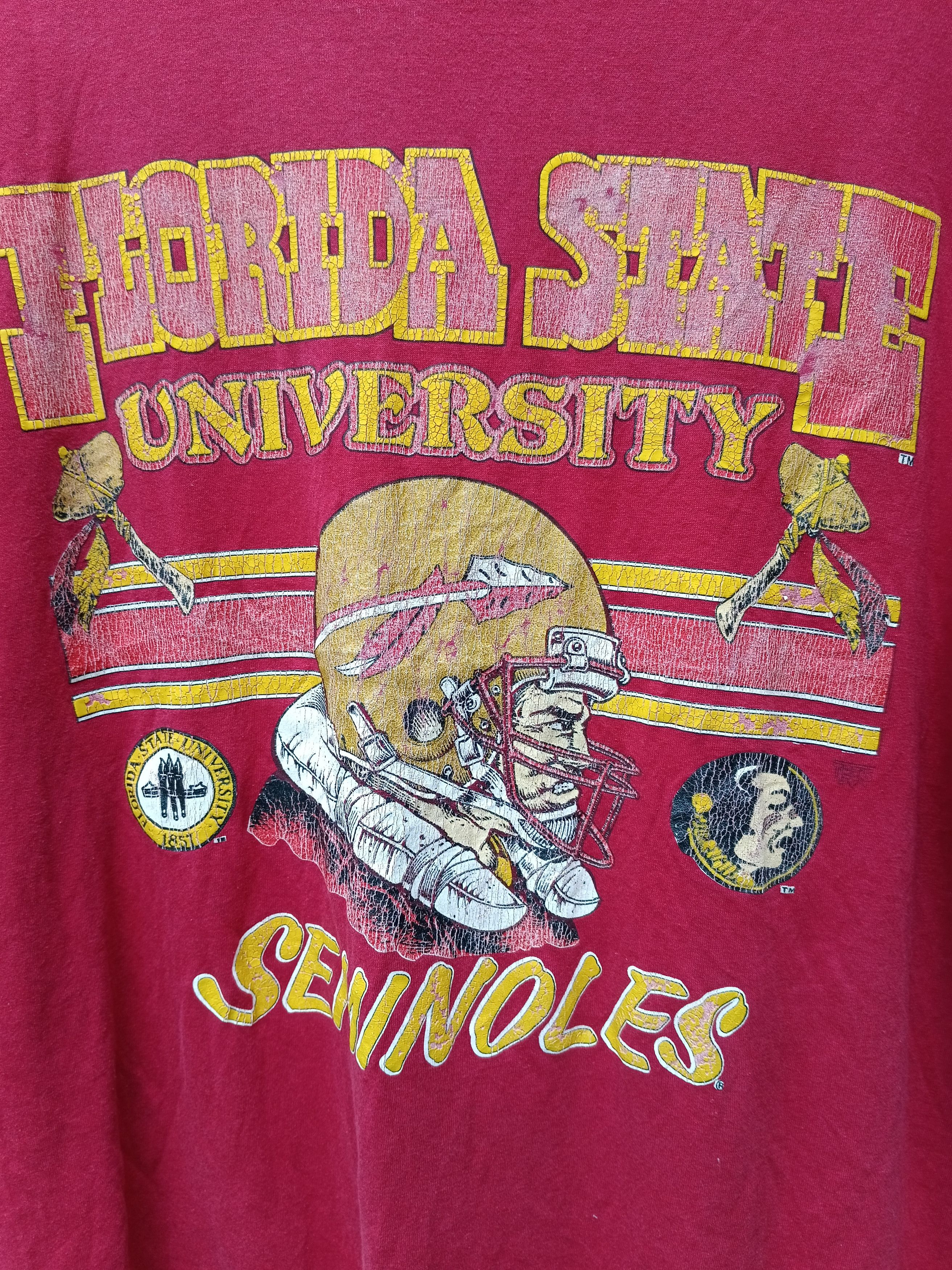 NFL × Vintage VINTAGE DISTRESSED FLORIDA STATE NFL Size US XL / EU 56 / 4 - 4 Thumbnail