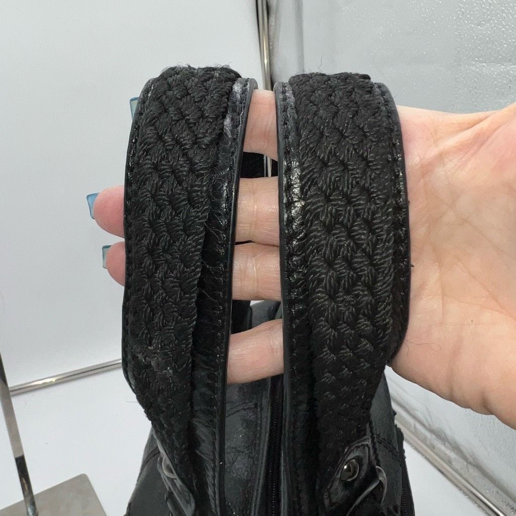 Other The Sak Black Leather and Silver Hardware Convertible Crossb Size ONE SIZE - 5 Thumbnail