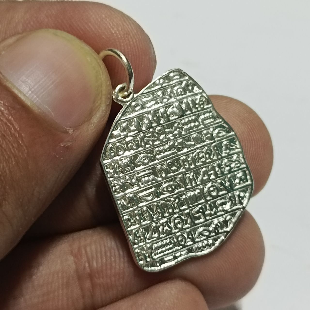 Other Elegant Silver-Plated Egyptian Pendant – Inspired by Ancient Size ONE SIZE - 1 Thumbnail